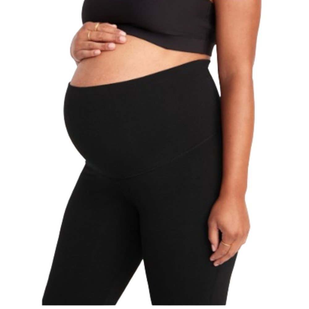 🌿🎉HP🎉 Old Navy Maternity Rollover Waist PowerChill Bootcut Leggings [MM]🌿 - Picture 7 of 10